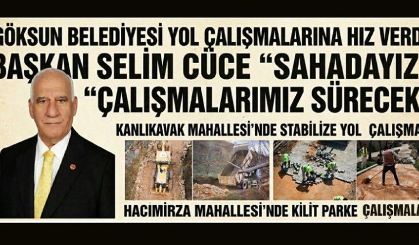 BAŞKAN CÜCE; HER DAİM SAHADAYIZ!