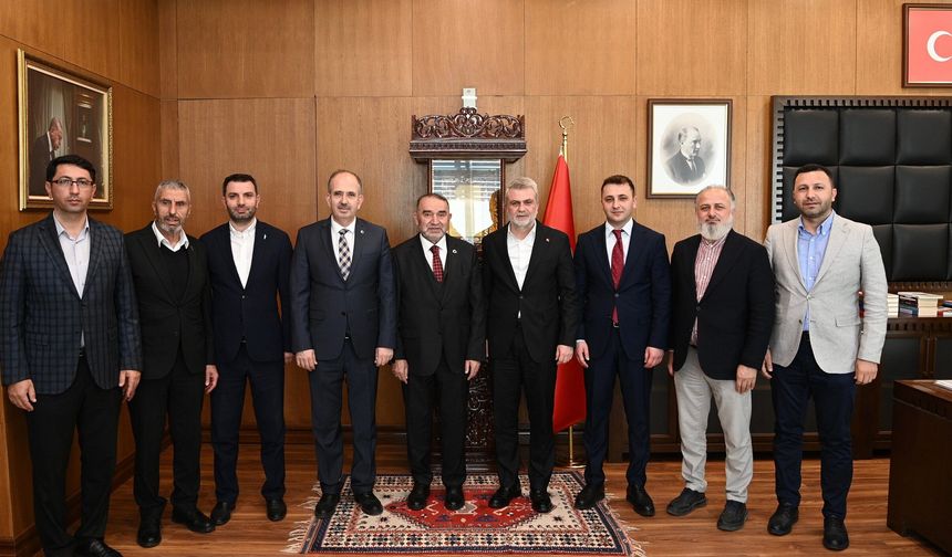 BAŞKAN GÖRGEL, CUMHURBAŞKANI BAŞDANIŞMANI KIŞLA’YI AĞIRLADI