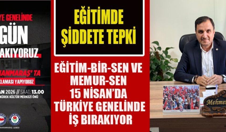 BAŞKAN ÇETİN: EĞİTİM CAMİASI ENDİŞELİ