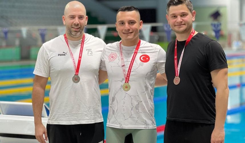 YÜZÜCÜMÜZ DOĞUKAN TÜRKİYE ŞAMPİYONU