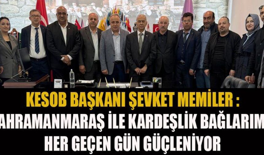BAŞKAN ŞEVKET MEMİLER: DAYANIŞMA İÇERİSİNDEYİZ
