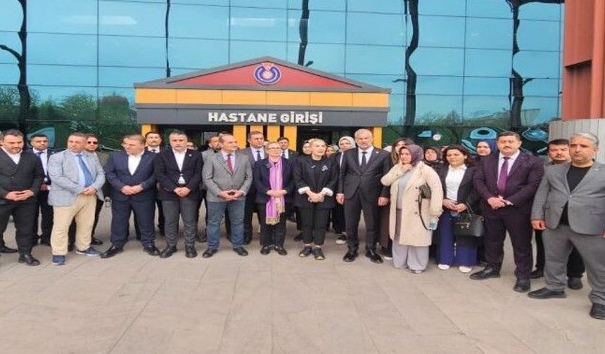 ANAHTAR PARTİ’DEN SALDIRIDA YARALANANLARA ZİYARET