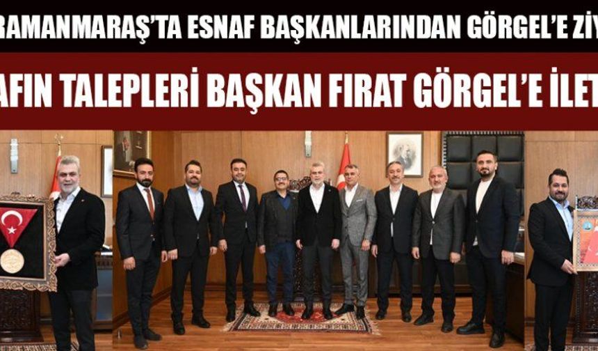 ODA BAŞKANLARINDAN GÖRGEL’E ZİYARET