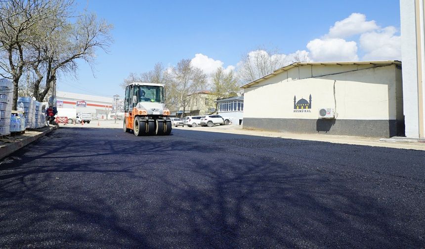 TOPTANCILAR SİTESİ YOLLARINI BÜYÜKŞEHİR YENİLİYOR