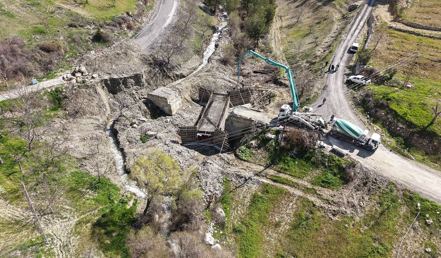 BERTİZ’İN ULAŞIMINI İYİLEŞTİRECEK KÖPRÜ