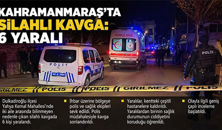 SİLAHLI KAVGA: 6 YARALI
