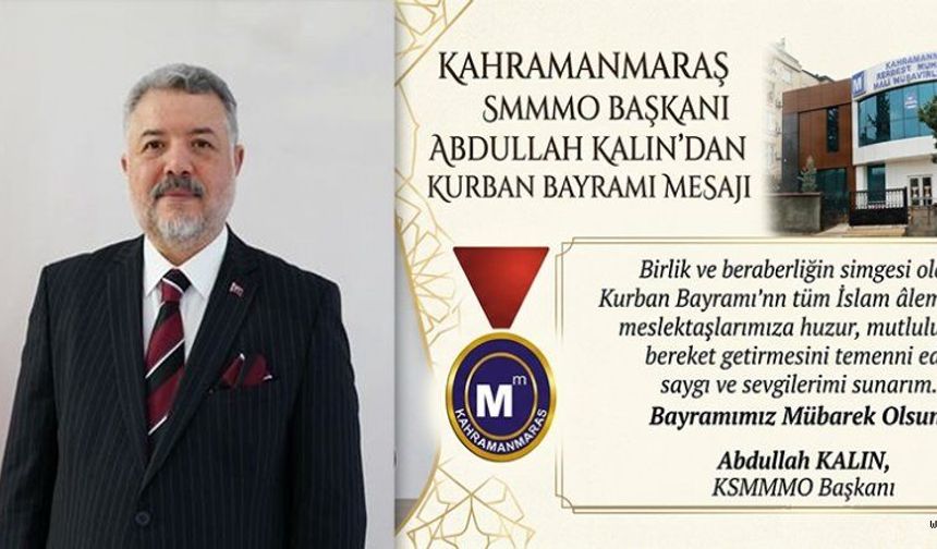 BAŞKAN KALIN: BAYRAMLAR DAYANIŞMA VE KARDEŞLİK GÜNLERİDİR”