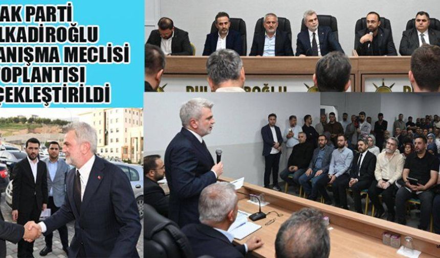 AK PARTİ DULKADİROĞLU YENİ İLÇE BİNASI HİZMETE AÇILDI