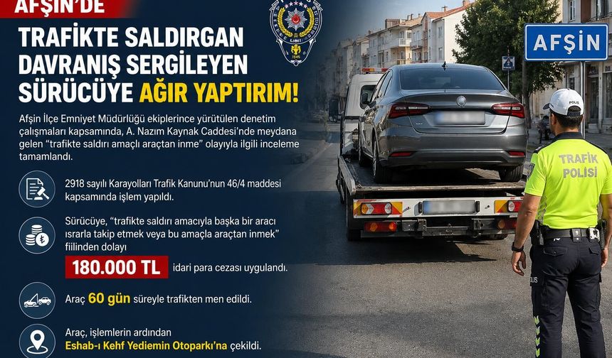 SALDIRGAN SÜRÜCÜYE CEZA
