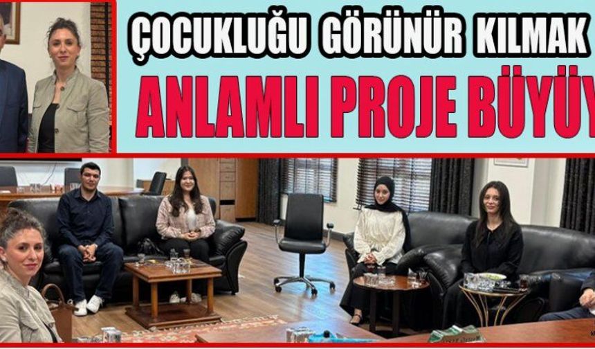 BAŞKAN NARLI’DAN BİR DERGİYE DESTEK