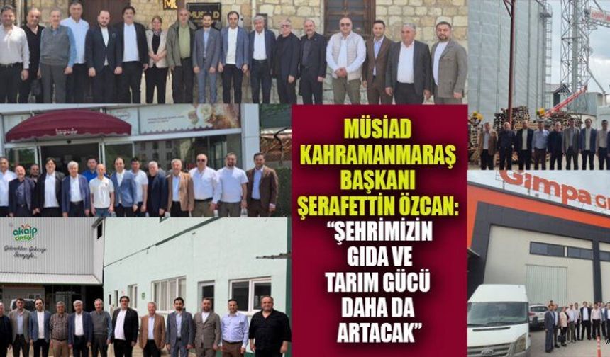 “TARIM VE GIDADA GÜÇLÜ BİR GELECEĞE SAHİBİZ”