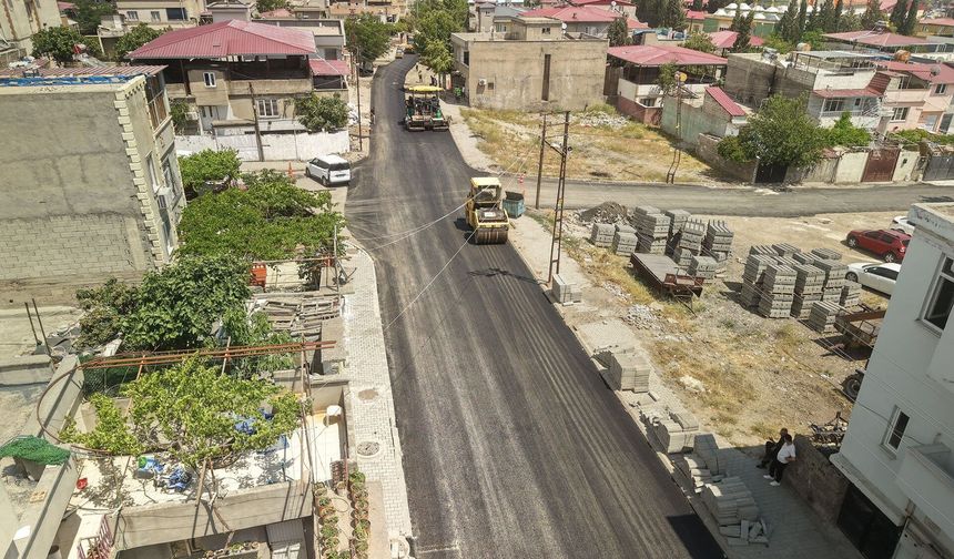 HAYDARBEY CADDESİ’NDE ASFALT MESAİSİ