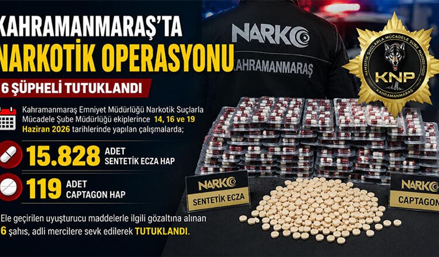 NARKOTİK OPERASYONU: 6 TUTUKLAMA