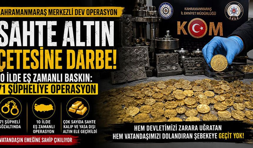 SAHTE ALTIN OPERASYONU