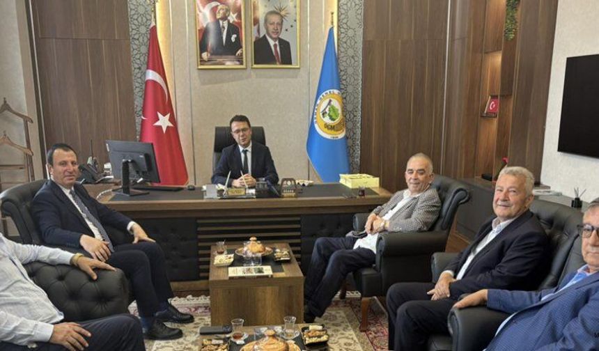 BAŞKANLAR NARLI VE BULUNTU’DAN ORMAN BÖLGE MÜDÜRÜ CABAROĞLU’NA ZİYARET