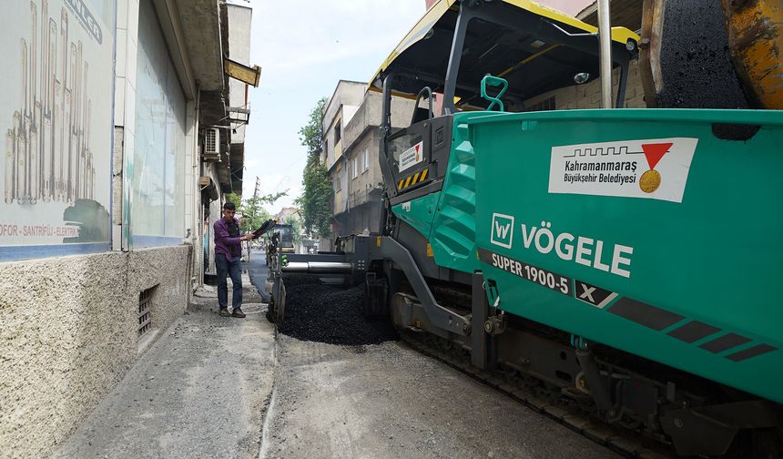 BÜYÜKŞEHİR, SOKAK VE CADDELERİ ASFALTLIYOR