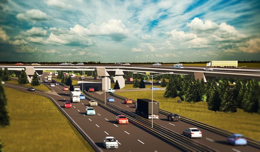 KUZEY ÇEVRE YOLU BAĞLANTI PROJESİ BAŞLADI