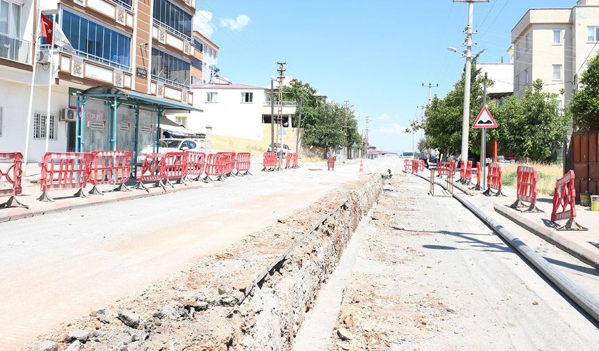 ŞEREF EROĞLU CADDESİ’NDE ALTYAPI YATIRIMLARI