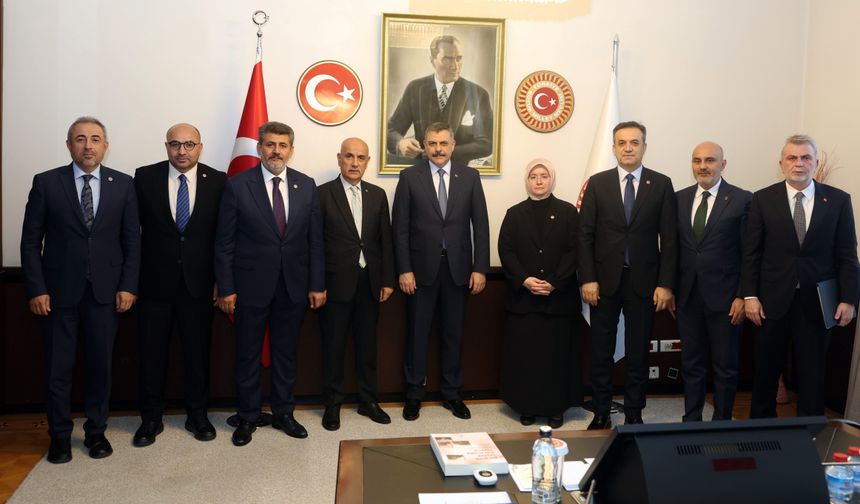 AK PARTİ HEYETİNİN ANKARA TEMASLARI