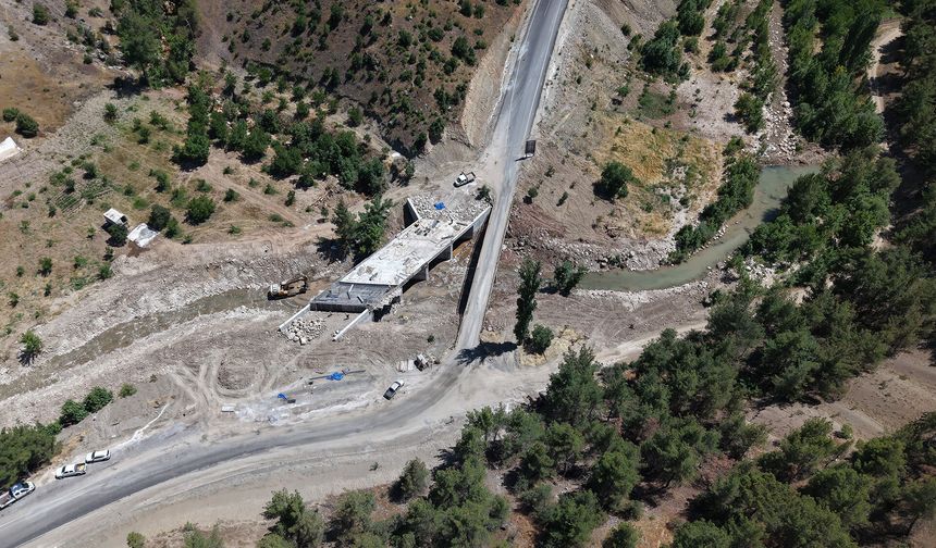 BERTİZ’İN YENİ KÖPRÜSÜ BİTTİ BİTİYOR