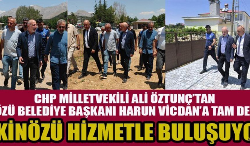 ATOM KARINCA ÖZTUNÇ: EKİNÖZÜ'NDE HİZMET SEFERBERLİĞİ