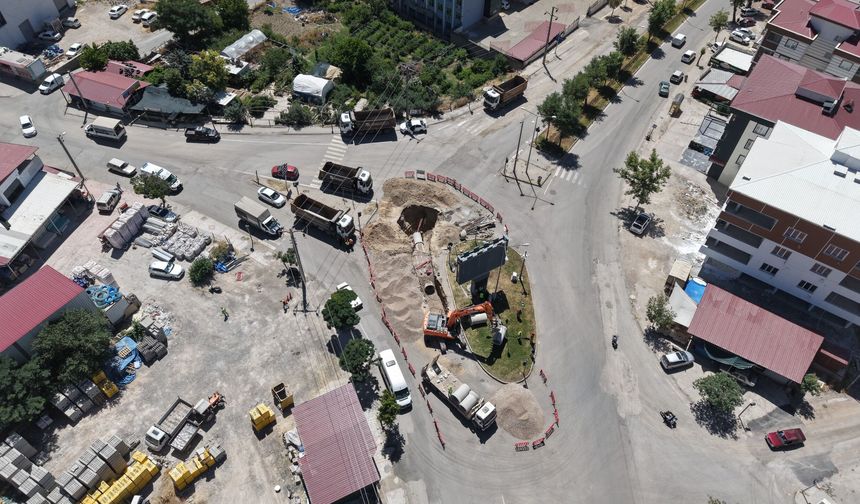 BÜĞLEK CADDESİ’NDE TAŞKIN RİSKİNE KARŞI ALTYAPI