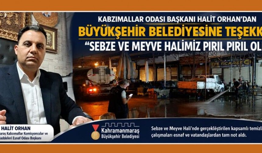 BAŞKAN HALİT ORHAN’DAN BAŞKAN GÖRGEL’E TEŞEKKÜR