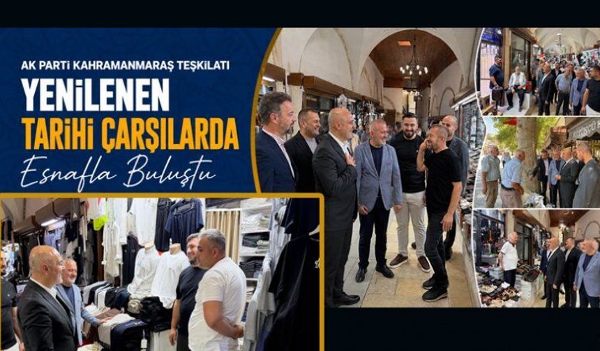 BAŞKAN M. BURAK GÜL, KAPALI ÇARŞI ESNAFI İLE