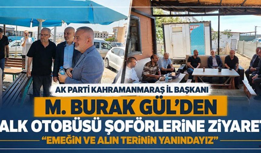 BAŞKAN M. BURAK GÜL: ŞEHRİMİZİN YÜKÜNÜ OMUZLAYAN EMEKÇİLERİMİZİN YANINDAYIZ