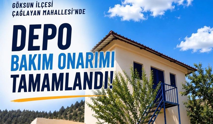 GÖKSUN’DA İÇME SUYU DEPOLARINA 7 MİLYONLUK YATIRIM