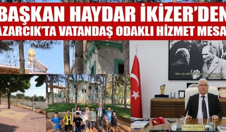 BAŞKAN İKİZER VE BELEDİYE EKİPLERİ TAM KADRO SAHADA