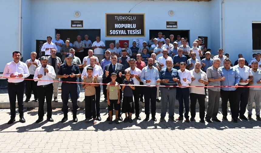 HOPURLU MAH. TAZİYE EVİ VE SOSYAL TESİSİ AÇILDI