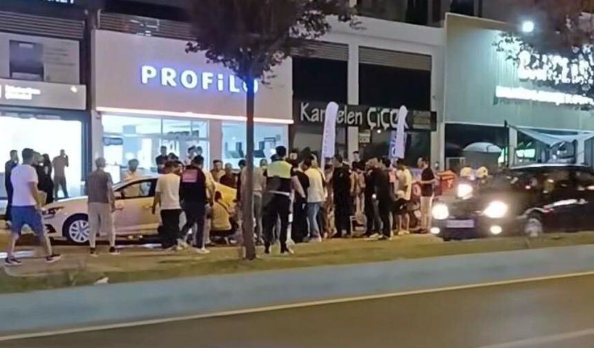 MOTOKURYE YAYAYA ÇARPTI: 2 YARALI