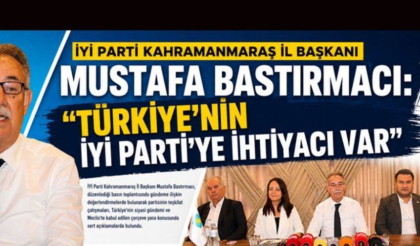 BAŞKAN BASTIRMACI: HER GEÇEN GÜN GÜÇLENİYORUZ