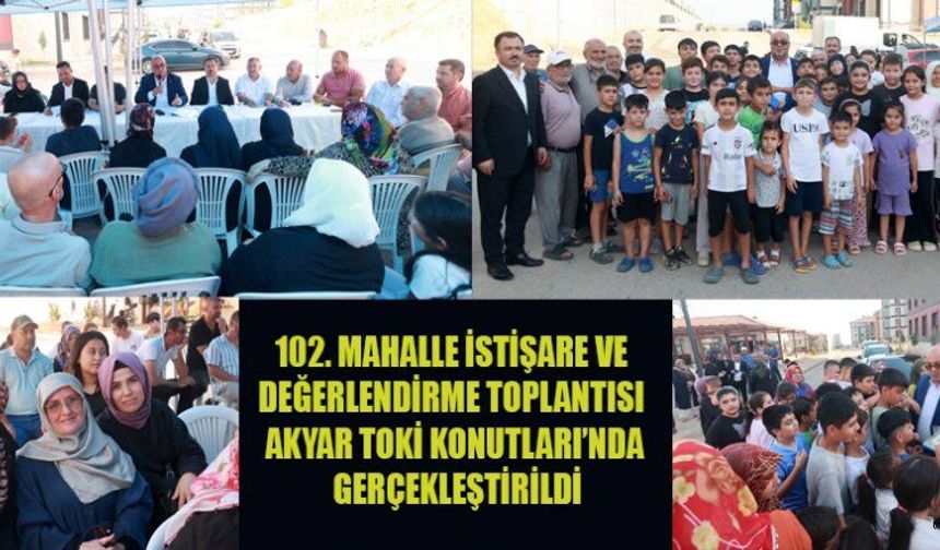 BAŞKAN AKPINAR, AKYAR TOKİ SAKİNLERİYLE…