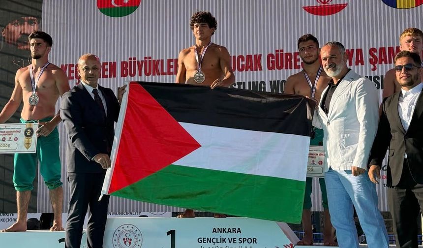 AFŞİN’DEN KEÇİÖREN’DEKİ ER MEYDANINA FİLİSTİN MESAJI