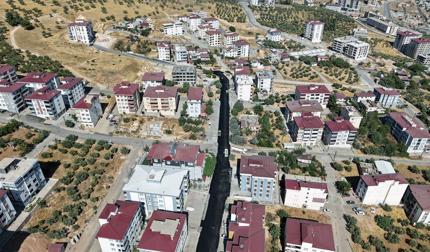 BALLICA MAH.DE ASFALT MESAİSİ