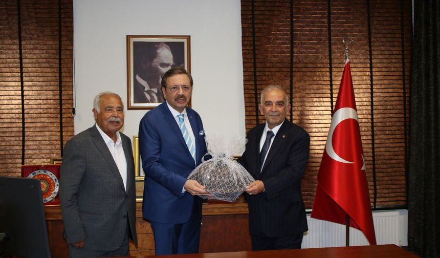 HİSARCIKLIOĞLU’NDAN TİCARET BORSASI’NA ZİYARET