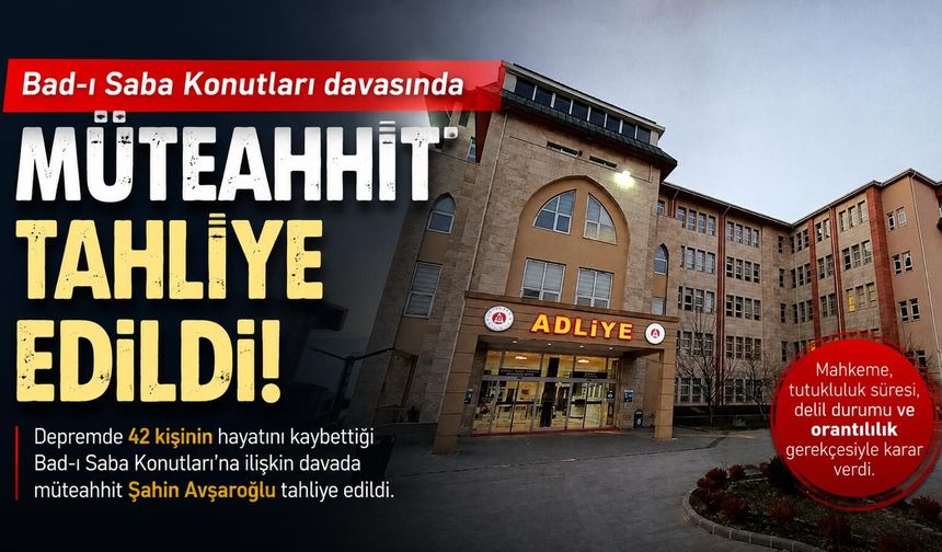 SİYASETÇİ-MÜTEAHHİT AVŞAROĞLU'NA TAHLİYE