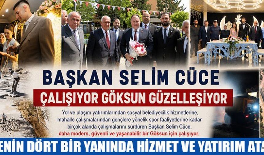 GÖKSUN BELEDİYE BAŞKANI CÜCE’YE VATANDAŞLARDAN TEŞEKKÜR