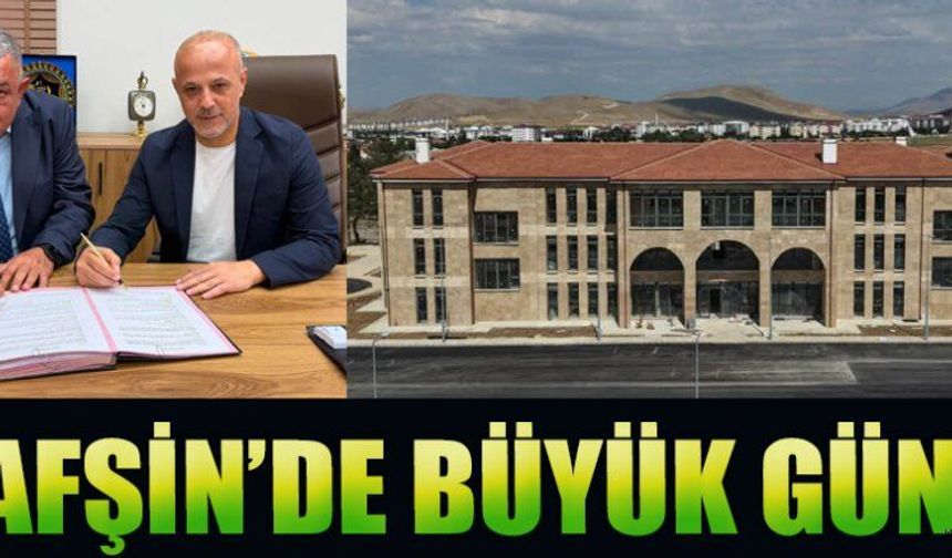 AFŞİN BELEDİYE HİZMET BİNASI KAPILARINI AÇIYOR!