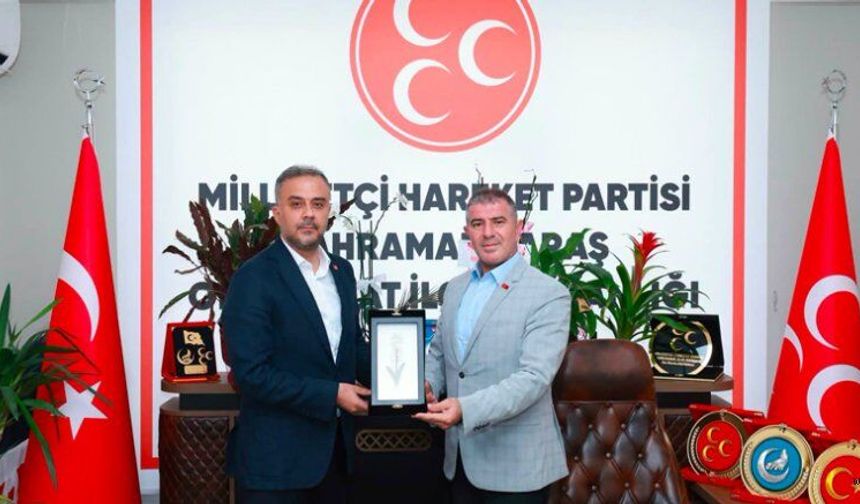 BAŞKAN TOPTAŞ’TAN MHP ONİKİŞUBAT İLÇE TEŞKİLATINA ZİYARET