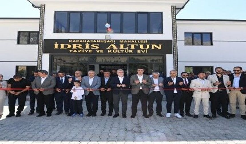 ELBİSTAN’DA TAZİYE VE KÜLTÜR EVİ’NİN AÇILIŞI
