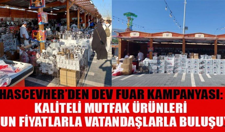 HASCEVHER’DEN DEV FUAR KAMPANYASI