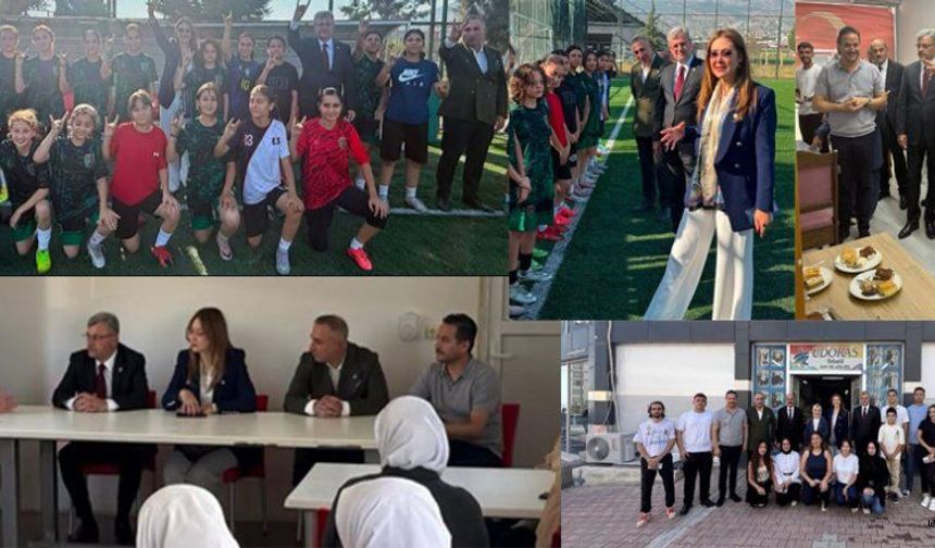 KARAKOÇ’TAN ÜRETİM, İSTİHDAM VE SPORA DESTEK ZİYARETLERİ