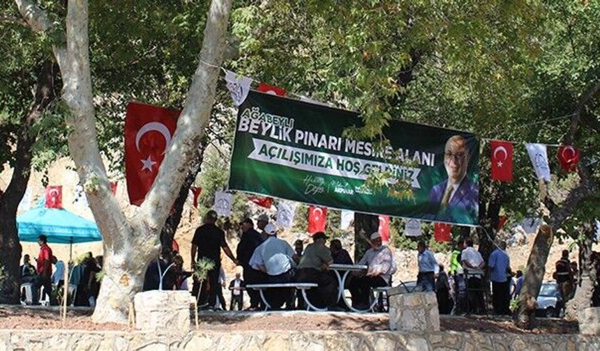 BEYLİK PINARI MESİRE ALANI HİZMETE AÇILDI