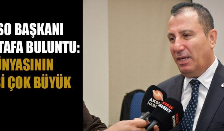 KMTSO BAŞKANI BULUNTU: İŞ DÜNYASININ İLGİSİ GERÇEKTEN ÇOK BÜYÜK