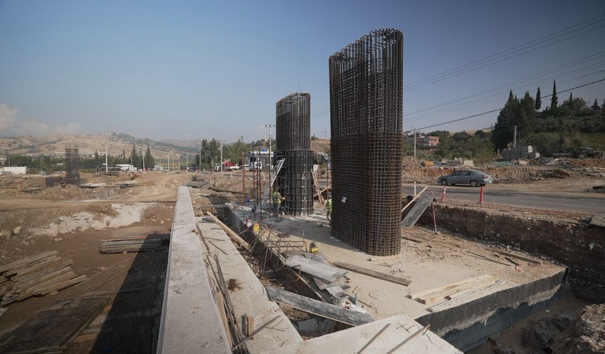 KUZEY ÇEVRE YOLU BATI GİRİŞİ YÜKSELİYOR