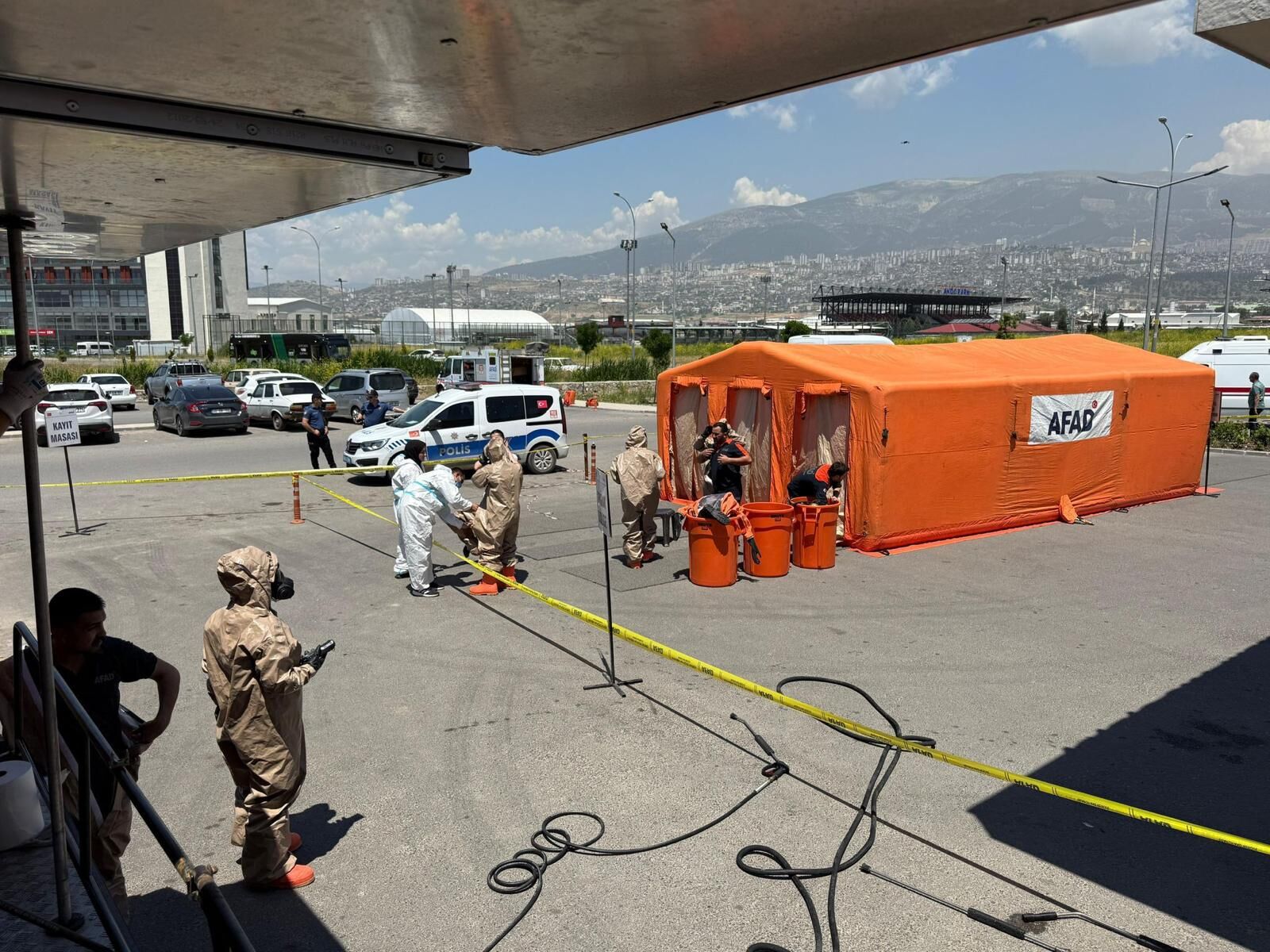DEVLET HASTANESİ’NDE KBRN TATBİKATI