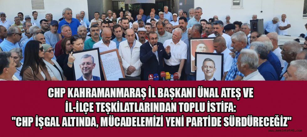 M Unal Ates Cumhuriyet Halk Partisi Bugun Isgal Altinda
